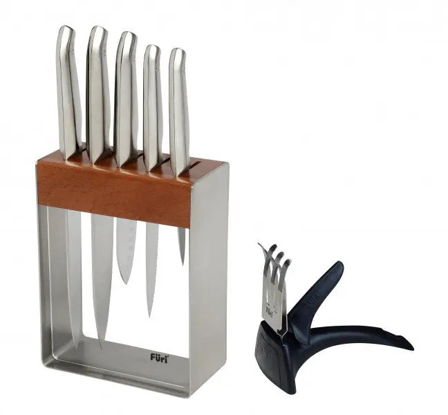 Furi Pro Pro Stainless Steel Knife Block Set 7 Piece  Knife Sets