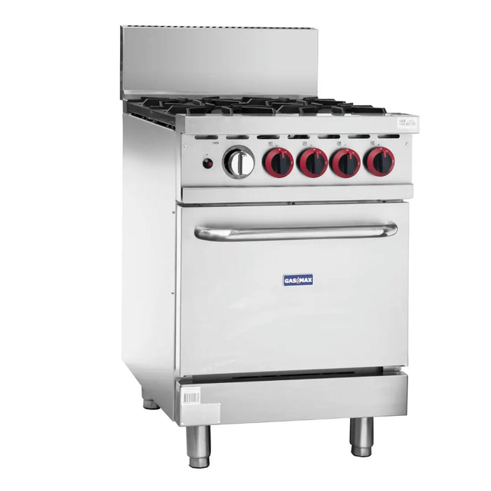 Gasmax GBS4TS 4 Burner Commercial Gas Range with Oven - GBS4TS Natural Gas - view 6 - Simply Hospitality NZ