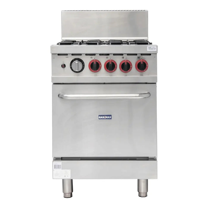 Gasmax GBS4TS 4 Burner Commercial Gas Range with Oven - GBS4TSLPG LPG - view 7 - Simply Hospitality NZ