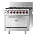 Gasmax GBS6TS 6 Burner Commercial Gas Range with Oven - GBS6TS Natural Gas - view 5 - Simply Hospitality NZ