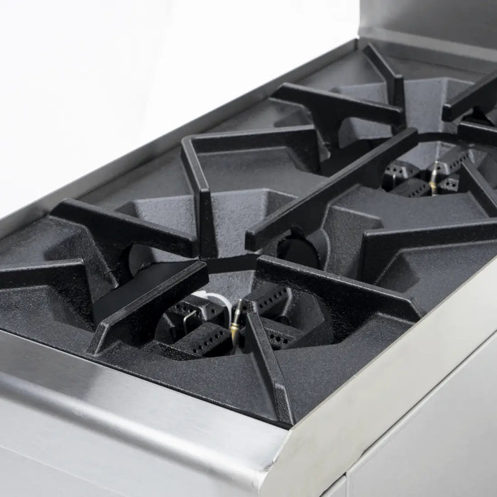 Gasmax JUS-TR 2 Burner Benchtop Gas Cooktop - JUS-TR-2B Natural Gas - Simply Hospitality NZ
