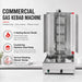 Gasmax KB-4 4 Burner Semi-Automatic Kebab Machine - KB-4LPG LPG - view 4 - Simply Hospitality NZ