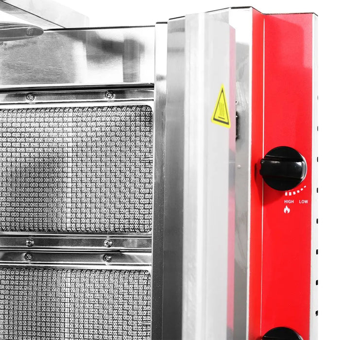 Gasmax KB-5 5 Burner Semi-Automatic Kebab Machine - KB-5 - view 14 - Simply Hospitality NZ