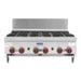 Gasmax RB-6 6 Burner Commercial Gas Cooktop - RB-6E Natural Gas - Simply Hospitality NZ