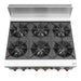 Gasmax RB-6 6 Burner Commercial Gas Cooktop - RB-6E Natural Gas - view 3 - Simply Hospitality NZ
