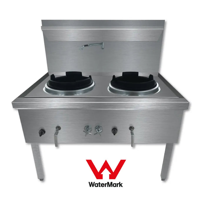 Gasmax WW-2 Double Waterless Wok Burner - WW-2L LPG - view 2 - Simply Hospitality NZ