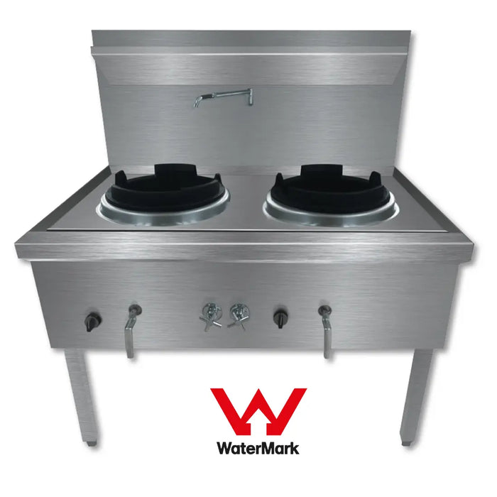 Gasmax WW-2C Double Waterless Chimney Wok Burner - WW-2NC Natural Gas - Simply Hospitality NZ