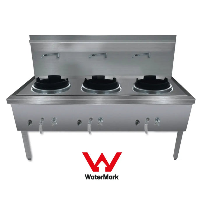 Gasmax WW-3 Triple Waterless Wok Burner - WW-3N Natural Gas - Simply Hospitality NZ