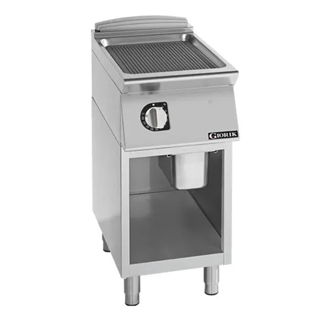 Giorik 700 Series Ribbed Plate Frytop Griddle on Open Base  Griddles