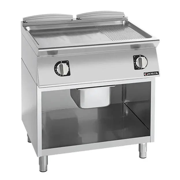 Giorik 900 Series 800mm wide Half Ribbed Half Smooth Frytop Griddle  Griddles