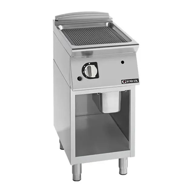 Giorik 900 Series Frestanding Ribbed Frytop Griddle on Open Base  Griddles