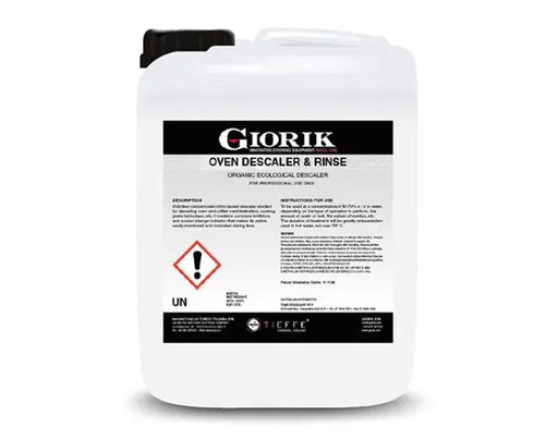 Giorik Descale & Rinse Aid - 4 x 5L Bottles  Oven Chemicals