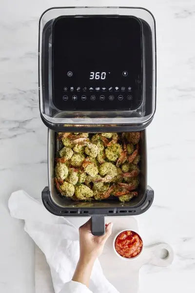 GreenPan Bistro PFAS Free Airfryer with See-Thru Lid 6.5L  Air fryers