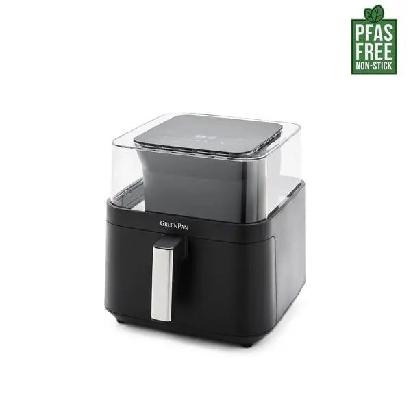 GreenPan Bistro PFAS Free Airfryer with See-Thru Lid 6.5L  Air fryers