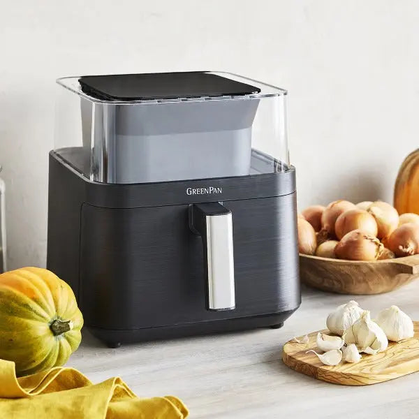 GreenPan Bistro PFAS Free Airfryer with See-Thru Lid 6.5L  Air fryers