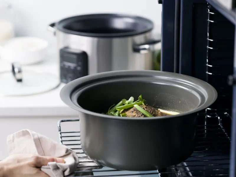 GreenPan Bistro Slow Cooker 3.7L PFAS Free - Stainless Steel  Slow cookers
