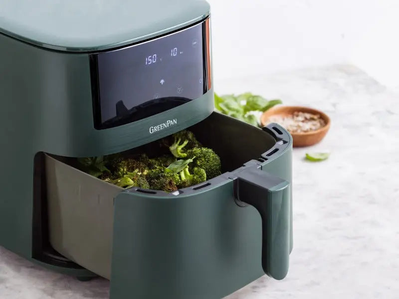 GreenPan Bistro XXL Coloured Air fryer Pine Green 7.2L - PFAS Free  Air fryers