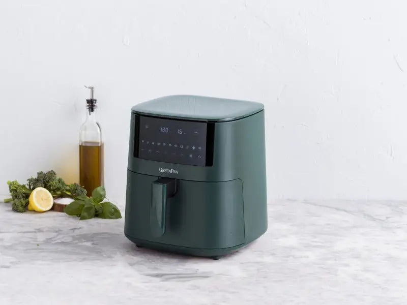GreenPan Bistro XXL Coloured Air fryer Pine Green 7.2L - PFAS Free  Air fryers
