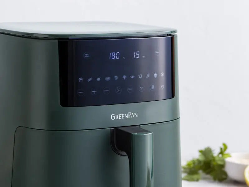 GreenPan Bistro XXL Coloured Air fryer Pine Green 7.2L - PFAS Free  Air fryers