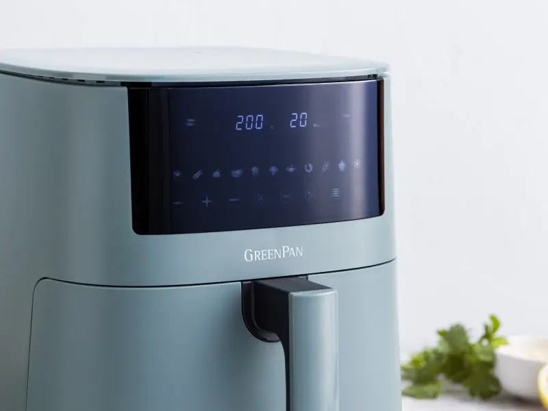 GreenPan Bistro XXL Coloured Air fryer Smokey Sky Blue 7.2L - PFAS Free  Air fryers