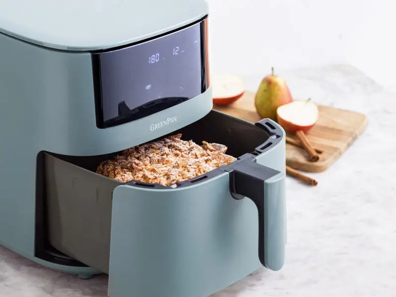 GreenPan Bistro XXL Coloured Air fryer Smokey Sky Blue 7.2L - PFAS Free  Air fryers