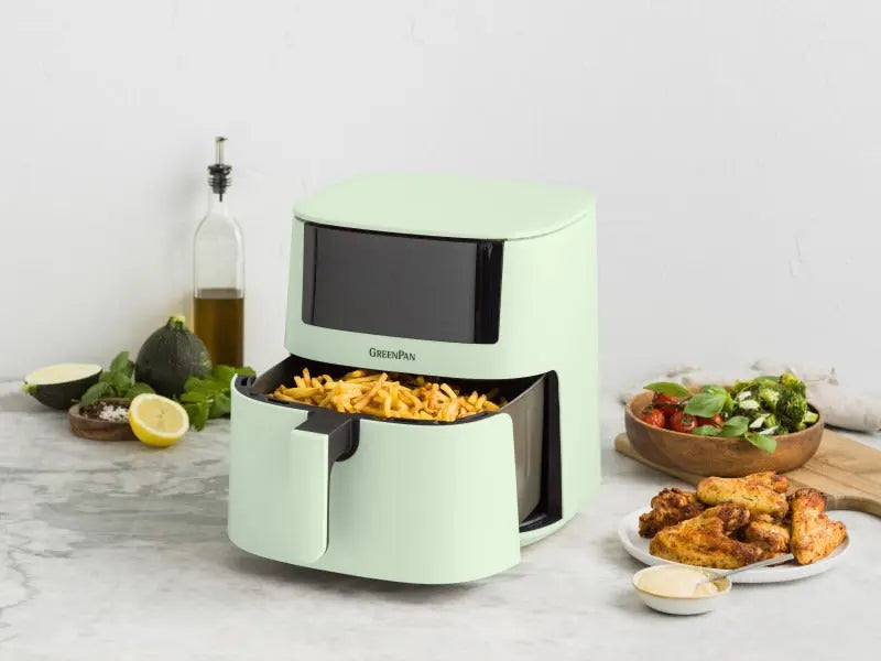 GreenPan Bistro XXL PFAS Free Coloured Air fryer Mint Green - 7.2L  Air fryers