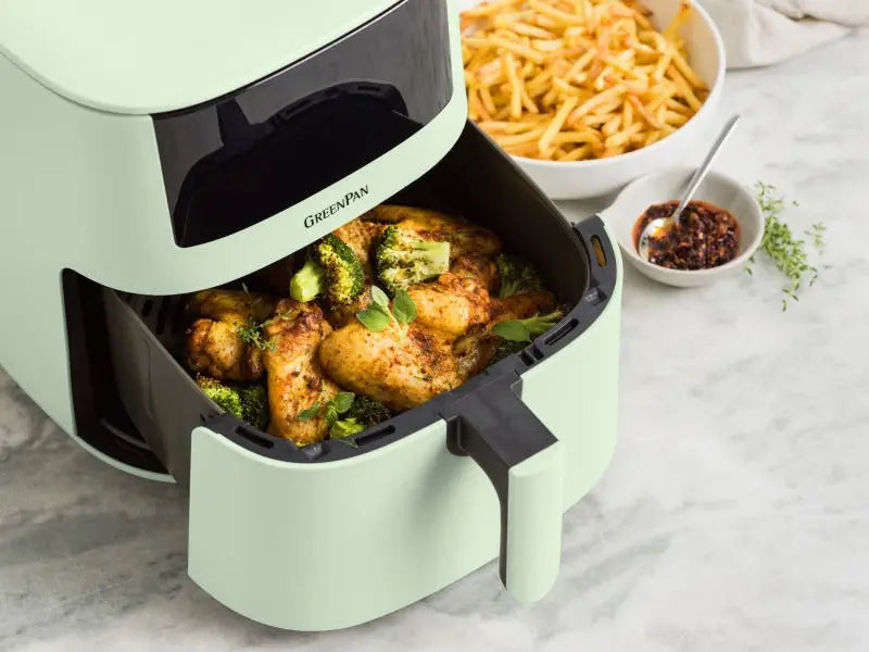 GreenPan Bistro XXL PFAS Free Coloured Air fryer Mint Green - 7.2L  Air fryers