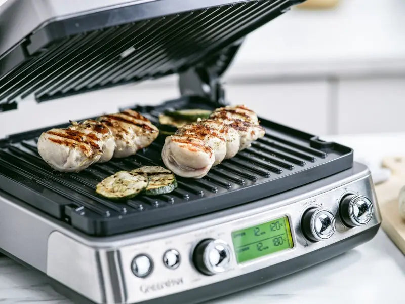 GreenPan Contact Grill PFAS Free- Stainless Steel  Grills