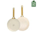 GreenPan Padova 2 Piece PFAS Free Frypan 26/30cm Cream  Frypans