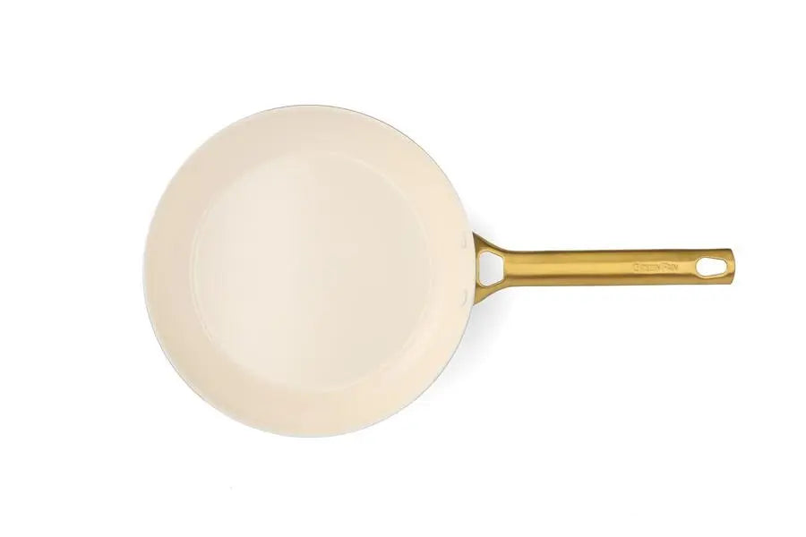 GreenPan Padova 2 Piece PFAS Free Frypan 26/30cm Cream  Frypans