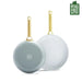 GreenPan Padova 2 Piece PFAS Free Frypan set 26/30cm Smokey Blue  Frypans