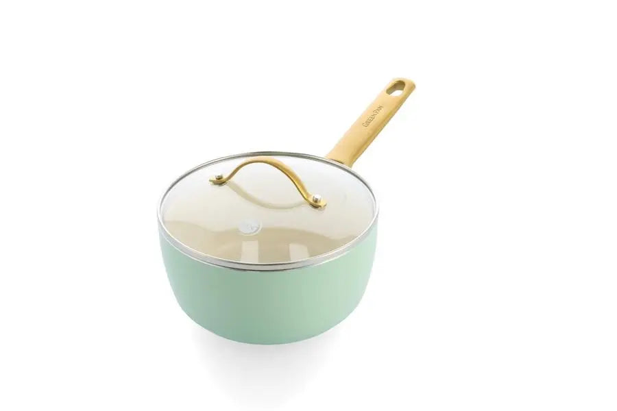 GreenPan Padova 6 (10) Piece PFAS Free Cookset Mint Green  Sets