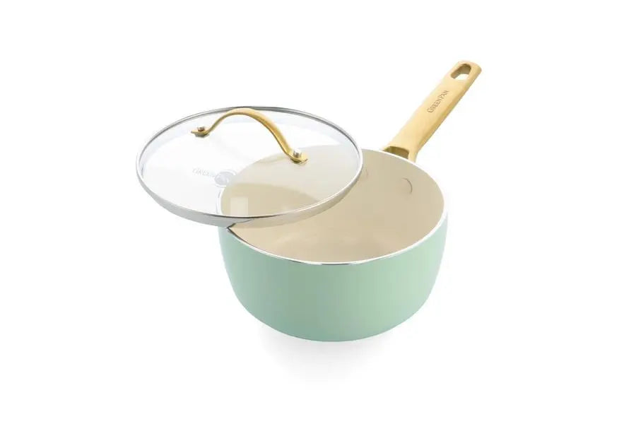 GreenPan Padova 6 (10) Piece PFAS Free Cookset Mint Green  Sets