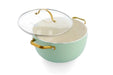 GreenPan Padova 6 (10) Piece PFAS Free Cookset Mint Green  Sets