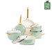 GreenPan Padova 6 (10) Piece PFAS Free Cookset Mint Green  Sets