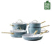 GreenPan Padova 6 (10) Piece PFAS Free Cookset Smokey Blue  Sets