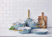 GreenPan Padova 6 (10) Piece PFAS Free Cookset Smokey Blue  Sets