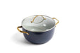 GreenPan Padova Navy Blue PFAS Free Covered Casserole 24cm/4.7L  Cookware