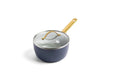 GreenPan Padova Navy Blue PFAS Free Covered Saucepan 18cm/2L  Saucepans