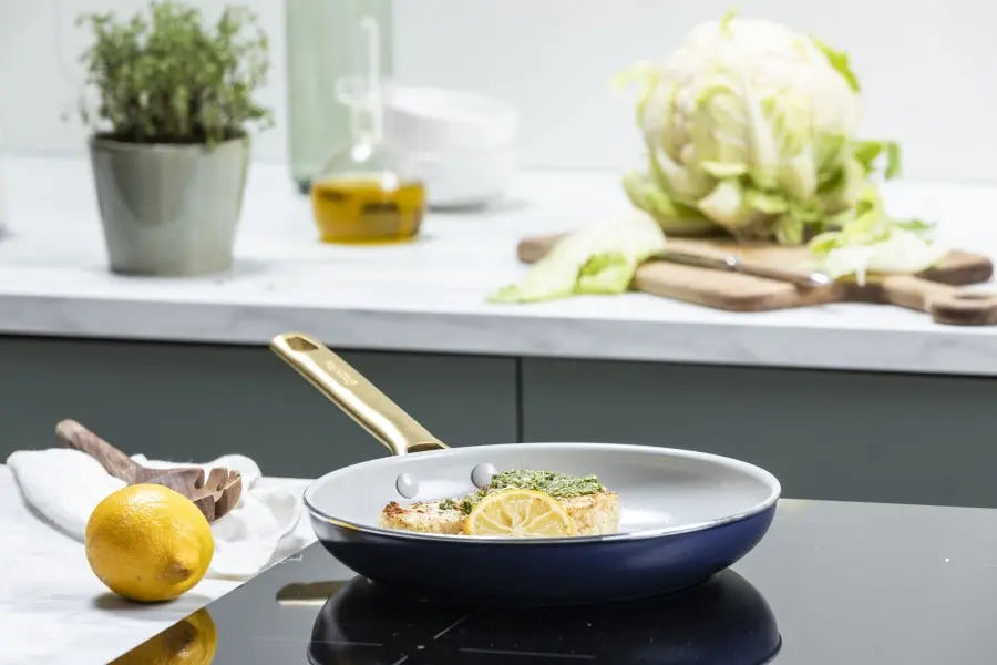 GreenPan Padova Navy Blue PFAS Free Open wok 28cm/ 3.7L  Woks