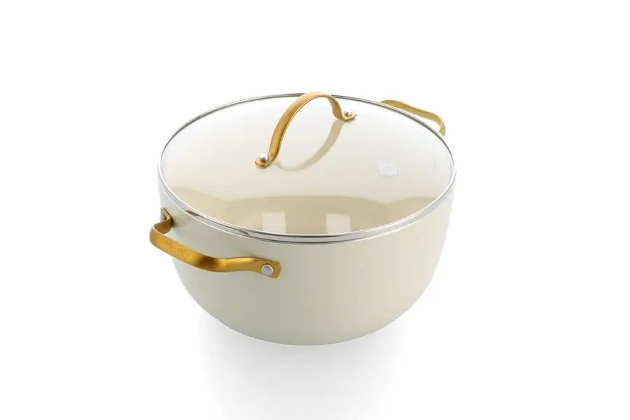 GreenPan Padova PFAS Free Casserole 24cm/4.71L Cream  Cookware