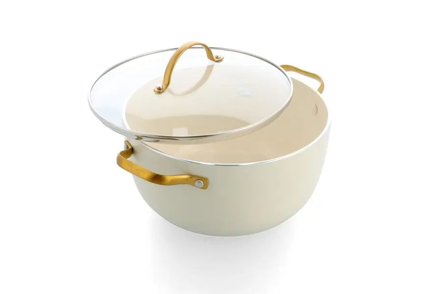 GreenPan Padova PFAS Free Casserole 24cm/4.71L Cream  Cookware