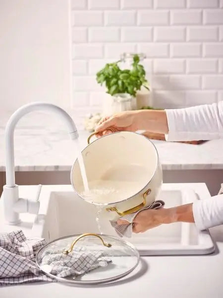 GreenPan Padova PFAS Free Casserole 24cm/4.71L Cream  Cookware
