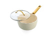 GreenPan Padova PFAS Free Saucepan 18cm/2.01L Cream  Saucepans
