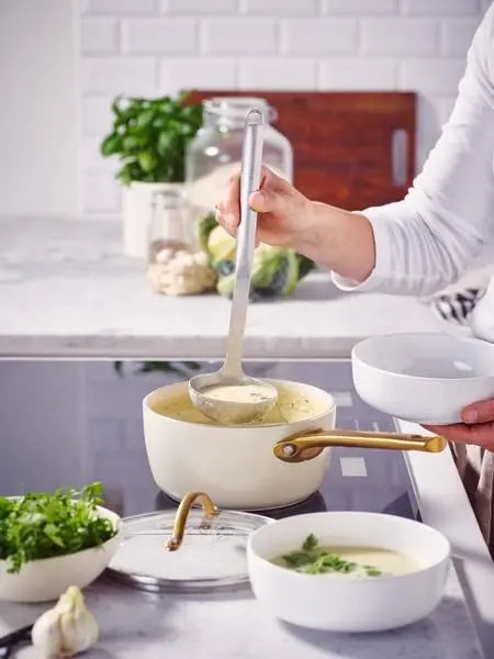 GreenPan Padova PFAS Free Saucepan 18cm/2.01L Cream  Saucepans