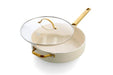 GreenPan Padova PFAS Free Saute Pan 28cm/3.6L Cream  Cookware