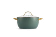 GreenPan Padova Smokey Blue PFAS Free Covered Casserole 24cm/4.7L  Cookware