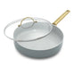 GreenPan Padova Smokey Blue PFAS Free Covered Sauté Pan 28cm/3.6L  Cookware