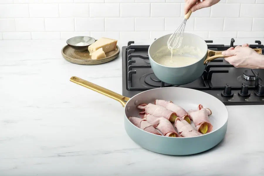 GreenPan Padova Smokey Blue PFAS Free Covered Sauté Pan 28cm/3.6L  Cookware