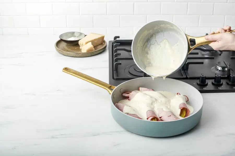 GreenPan Padova Smokey Blue PFAS Free Covered Sauté Pan 28cm/3.6L  Cookware